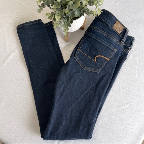 American Eagle Outfitters Denim - American Eagle jegging 2 long / dark blue jeggings